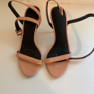 Alexander want peach strap sandals